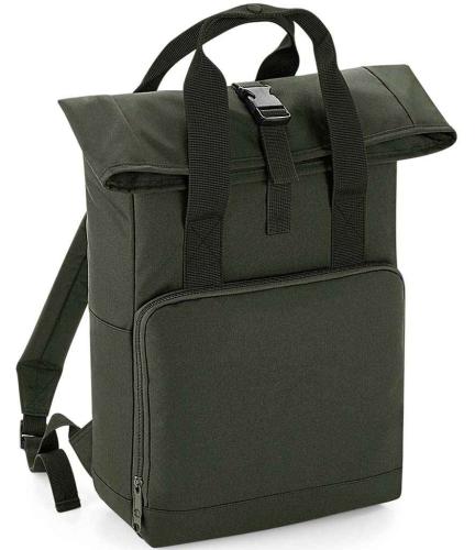 BagBase Recycled Twin Handle Roll-Top Backpack - OLI - ONE